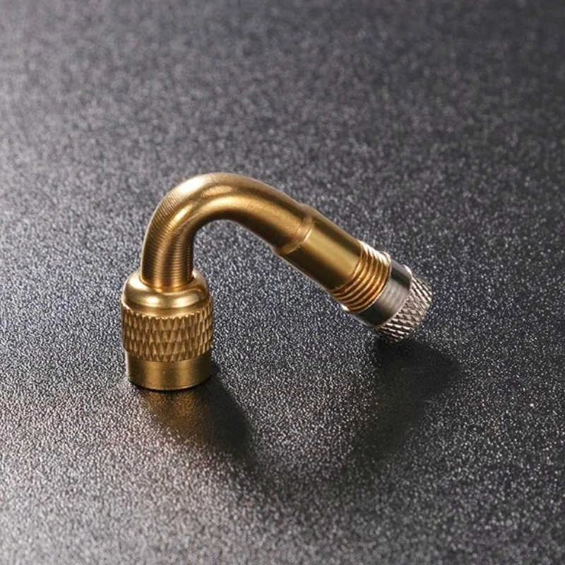 Adaptateur Coudé à 135 Degrés Avec Bouchon Pour Valve Schrader De Vélo 4 Adaptateur Coudé à 135 Degrés Avec Bouchon Pour Valve Schrader De Vélo – Image 4