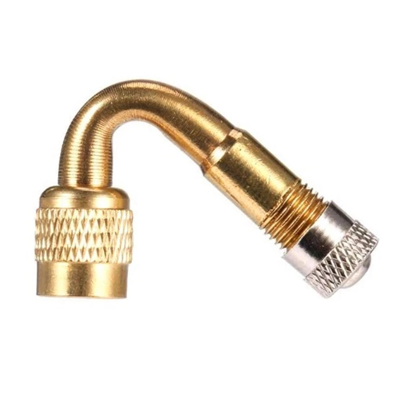 Adaptateur Coudé à 135 Degrés Avec Bouchon Pour Valve Schrader De Vélo 1 Adaptateur Coudé à 135 Degrés Avec Bouchon Pour Valve Schrader De Vélo