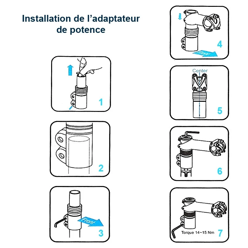 Satori Adaptateur De Potence Head Up 4 Noir Dia.28,6 Mm / 117 Mm 3 Satori Adaptateur De Potence Head Up 4 Noir Dia.28,6 Mm / 117 Mm – Image 3