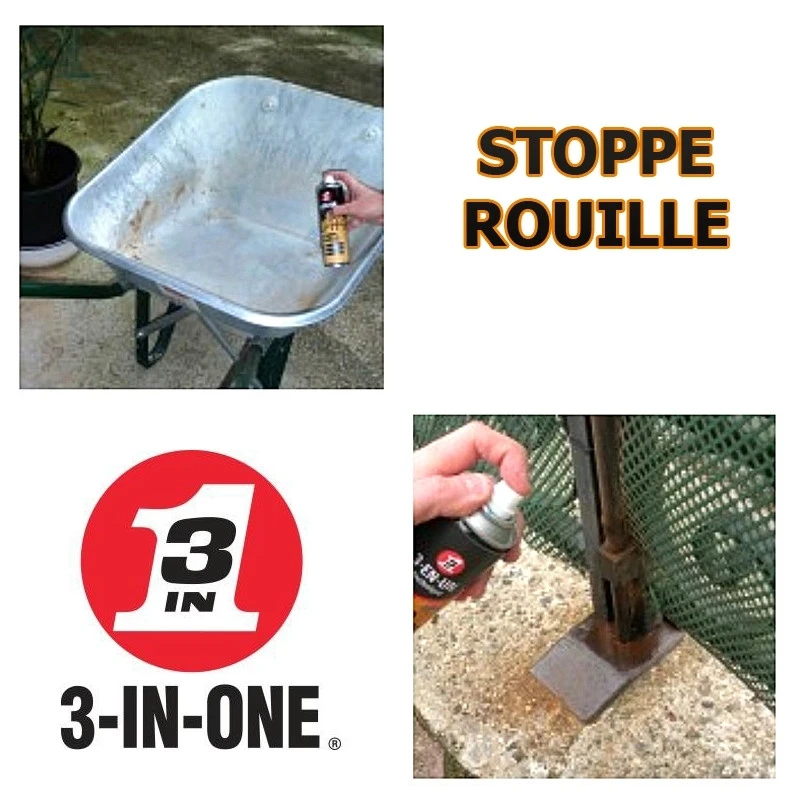 Aérosol Stoppe Rouille 3en1 250ml 3 Aérosol Stoppe Rouille 3en1 250ml – Image 3