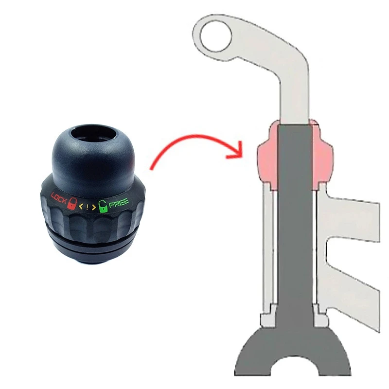 Antivol De Direction Pour Tête De Fourche Tige 1" 25,4 Mm 5 Antivol De Direction Pour Tête De Fourche Tige 1" 25,4 Mm – Image 5