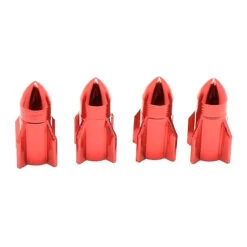 Bouchon De Valve Missile Rouge En Aluminium - Par 4 -Super B Soldes bouchon de valve missile rouge en aluminium par 4 2