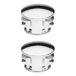 Point Bouchons De Guidon Chromé Pour Vélo - La Paire -Super B Soldes bouchons de guidon chrome pour velo la paire 2