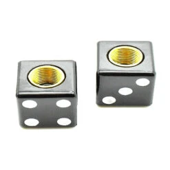 Bouchons De Valve Dés - Noir - Par 4 -Super B Soldes bouchons de valve des noir par 4 2