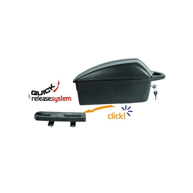 POLISPORT Coffre De Vélo Sur Porte Bagage 1 POLISPORT Coffre De Vélo Sur Porte Bagage