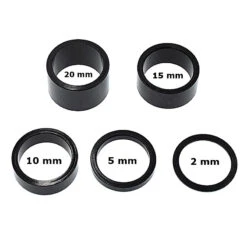 Coffret Entretoise Direction ALU Noir 1"1/8-28.6 Extérieur - 24 Pièces 5 Coffret Entretoise Direction ALU Noir 1"1/8-28.6 Extérieur - 24 Pièces -Super B Soldes coffret entretoise direction alu noir 11 8 286 exterieur 24 pieces 2