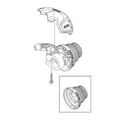 Commande De Vitesses Rotative 7 Vitesses Revoshift Shimano -Super B Soldes commande de vitesses rotative 7 vitesses revoshift shimano 2