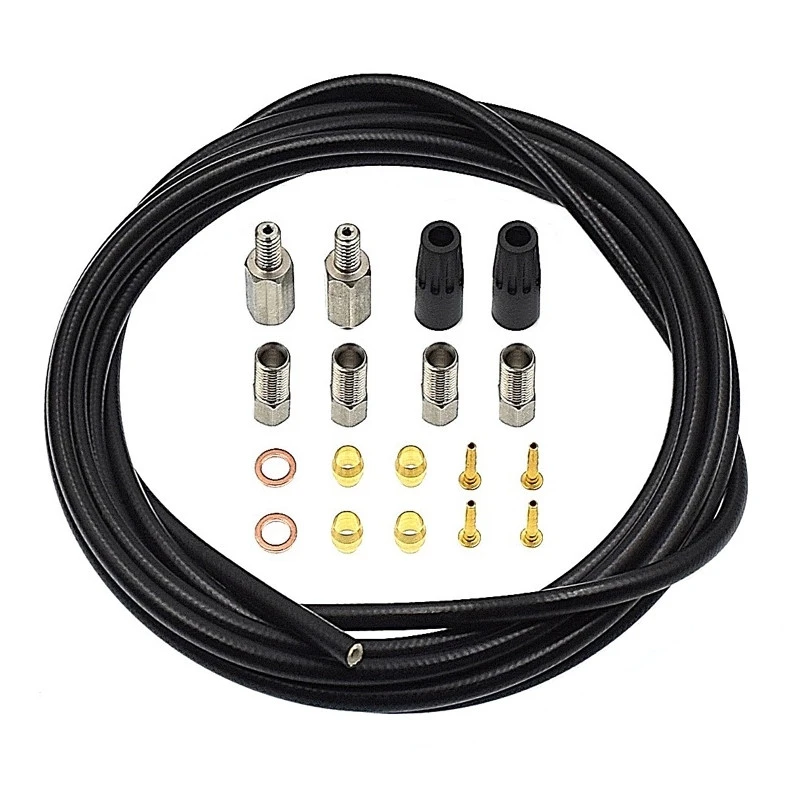 Clarks Durite Pour Frein à Disque Hydraulique VTT 3 M Avec Raccords 1 Clarks Durite Pour Frein à Disque Hydraulique VTT 3 M Avec Raccords