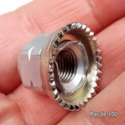Ecrou De Serrage Cranté Pour Roue De Vélo ALGI -Super B Soldes ecrou de serrage crante pour roue de velo algi 3