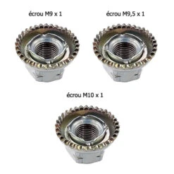 Ecrou De Serrage Cranté Pour Roue De Vélo ALGI -Super B Soldes ecrou de serrage crante pour roue de velo algi 4