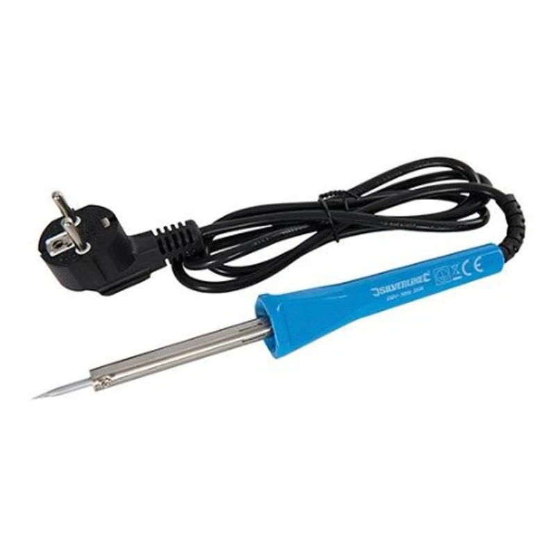 Silverline Fer à Souder 25 W Pour Raccordement électrique Sur Vélo 1 Silverline Fer à Souder 25 W Pour Raccordement électrique Sur Vélo