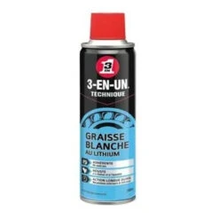 Graisse Blanche Lithium Aérosol 3-EN-UN - 250 Ml 3en1