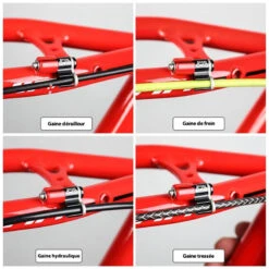 Guide Câble Et Gaine De Frein Ou Dérailleur Sur Cadre Vélo 10 Guide Câble Et Gaine De Frein Ou Dérailleur Sur Cadre Vélo -Super B Soldes guide cable et gaine de frein ou derailleur sur cadre velo 1 4