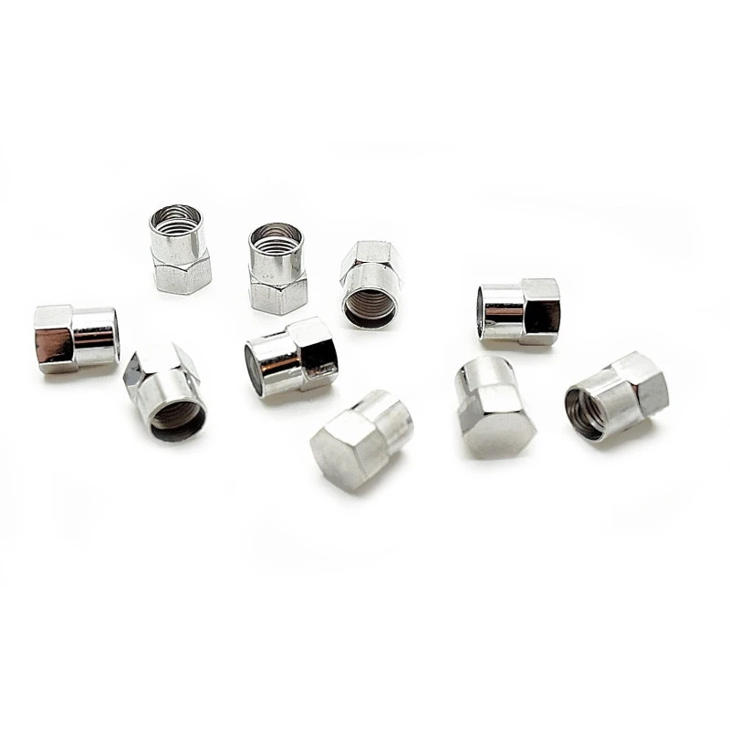 Schwalbe Lot De 10 Bouchons De Valve Schrader Chromés 3 Schwalbe Lot De 10 Bouchons De Valve Schrader Chromés – Image 3