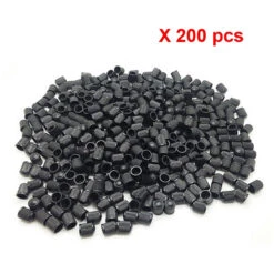 Lot De 200 Bouchons De Valve Schrader - Noir -Super B Soldes lot de 200 bouchons de valve schrader noir 3