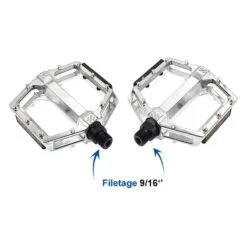 Paire De Pédales Large En Aluminium -Super B Soldes paire de pedales large en aluminium 3
