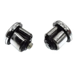 Paire Embout De Guidon Chromé à Visser -Super B Soldes paire embout de guidon chrome a visser 2