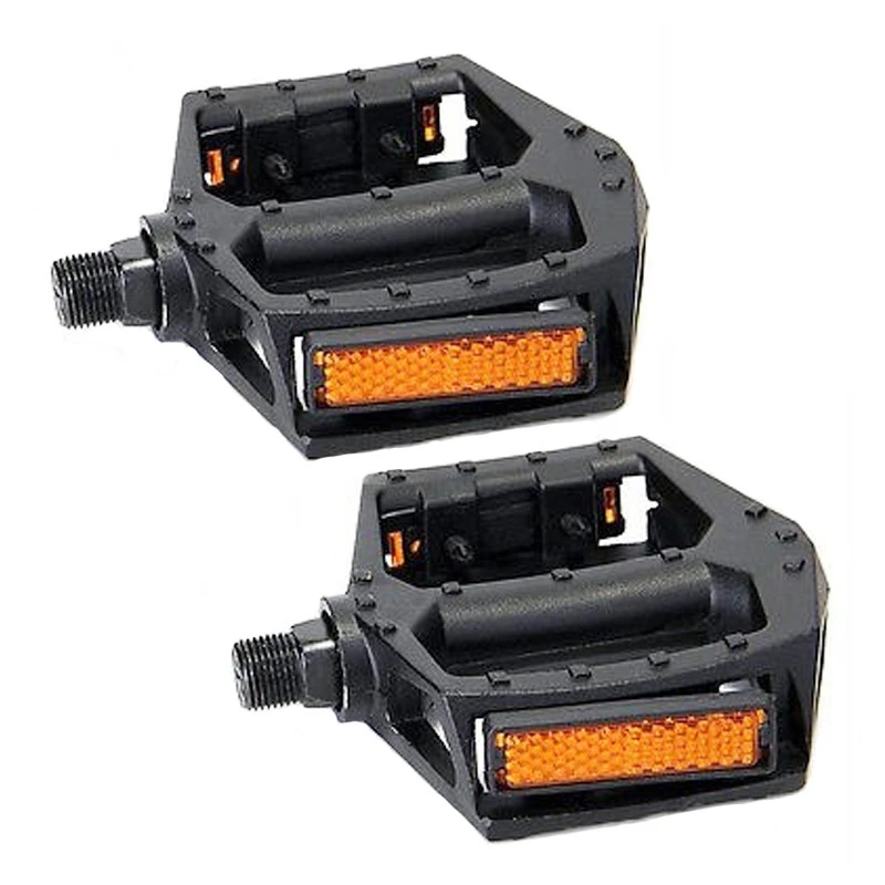 Paire Pédale Noir Antidérapante Pour Vélo VTT BMX 1 Paire Pédale Noir Antidérapante Pour Vélo VTT BMX