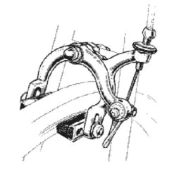 Patins De Frein Vélo - La Paire -Super B Soldes patins de frein velo la paire 2