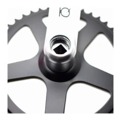 Pédalier 44 Dents Acier, Manivelle Aluminium Plastifié 170 Mm -Super B Soldes pedalier 44 dents acier manivelle aluminium plastifie 170 mm 3