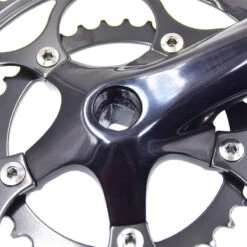 Pédalier Alu Route 50-34D L 175 Mm Noir -Super B Soldes pedalier alu route 50 34d l 175 mm noir 2