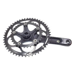 Pédalier Alu Route 50-34D L 175 Mm Noir -Super B Soldes pedalier alu route 50 34d l 175 mm noir 4