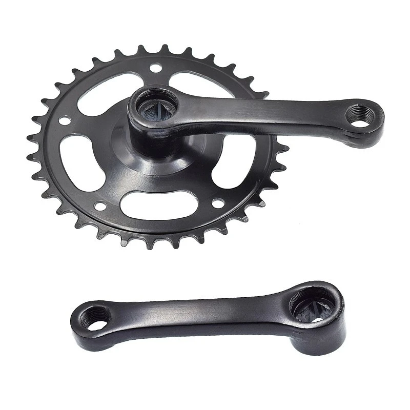 Messingschlager Pédalier Mono Plateau Pour Vélo Enfant De 12 à 18 Pouces 1 Messingschlager Pédalier Mono Plateau Pour Vélo Enfant De 12 à 18 Pouces