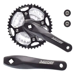 Super B Soldes -Super B Soldes pedalier vtt triple 44 32 22 dents compatible 9 vitesses 1