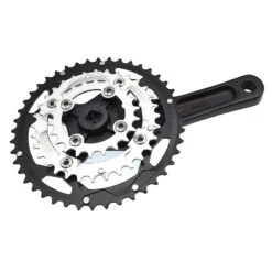 Pédalier VTT Triple 44-32-22 Dents Compatible 9 Vitesses 5 Pédalier VTT Triple 44-32-22 Dents Compatible 9 Vitesses -Super B Soldes pedalier vtt triple 44 32 22 dents compatible 9 vitesses 2