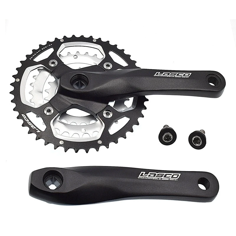 Pédalier VTT Triple 44-32-22 Dents Compatible 9 Vitesses 1 Pédalier VTT Triple 44-32-22 Dents Compatible 9 Vitesses