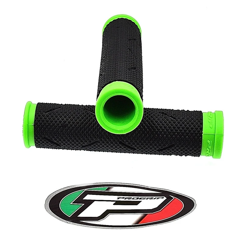 Poignée VTT PROGRIP Noir/Vert L125 Mm - Paire 1 Poignée VTT PROGRIP Noir/Vert L125 Mm - Paire