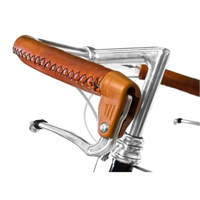 Poignées Vélo En Cuir Marron à Coudre Velo Orange 1 Poignées Vélo En Cuir Marron à Coudre Velo Orange