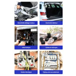 Ruban Adhésif Pour Câbles Et Fils électriques -Super B Soldes ruban adhesif pour cables et fils electriques 2