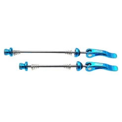 Set Blocages Rapides Roues Alu Anodisé Bleu -Super B Soldes set blocages rapides roues alu anodise bleu 2