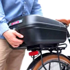 Top Case Citybox Fixation GTA Sur Porte Bagage - Klickfix -Super B Soldes top case citybox fixation gta sur porte bagage klickfix 3