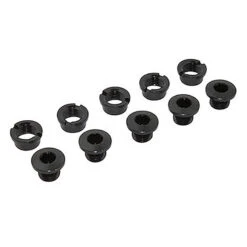 Vis Cheminée Aluminium Noir Pour Pédalier Monoplateau - Par 5