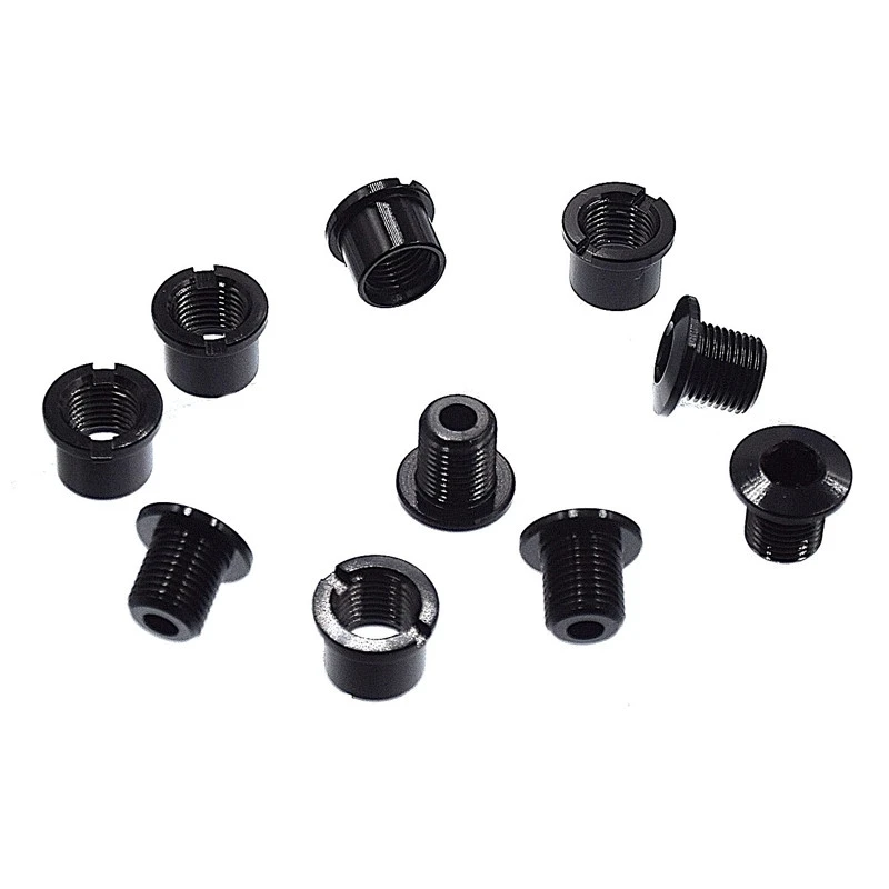 Vis Cheminée Noires Pour Pédalier Double Plateau - Par 5 Newton 4 Vis Cheminée Noires Pour Pédalier Double Plateau - Par 5 Newton – Image 4